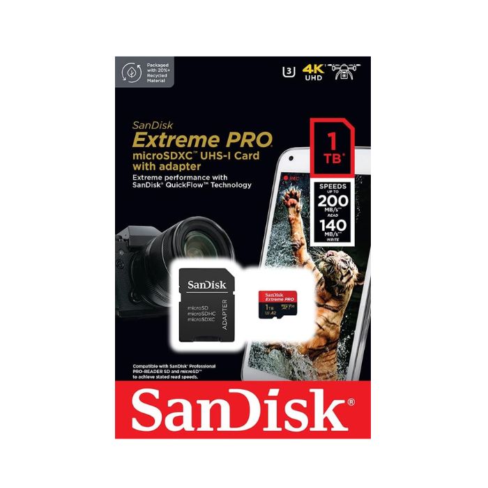 SanDisk Extreme PRO microSDXC UHS-I Memory Card 1 TB