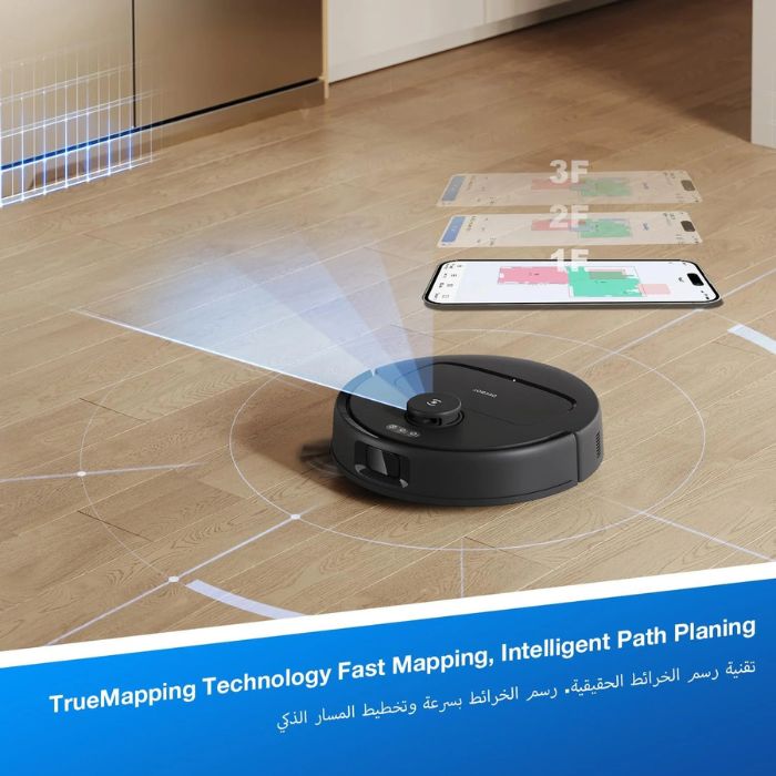 Ecovacs Deebot N20e Robot Vacuum Cleaner with Mop, 10000Pa