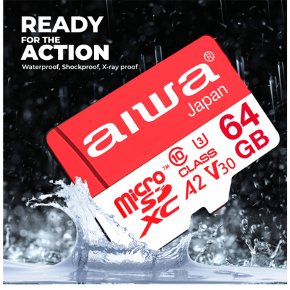 Aiwa Micro SD Card | 64 GB | MSDV30