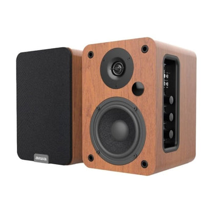 Aiwa ASP-A200BR: ACTIVE BOOKSHELFbSPEAKER PAIR 2X25WRMS