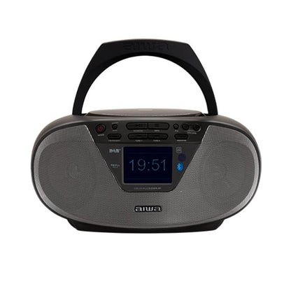 Aiwa BBTU-500DAB Ultimate Modern Boombox  powerful 6W RMS output Black