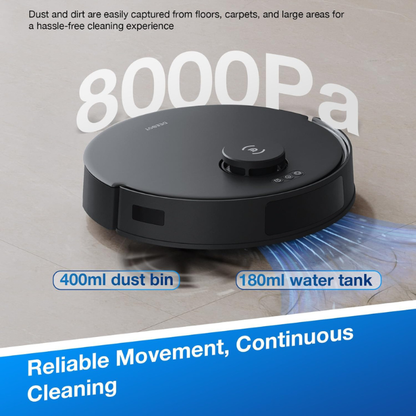 ECOVACS Deebot N20 Pro Robot Vacuum Cleaner with Mop 8000 Pa