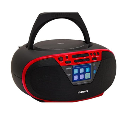 Aiwa BBTU-500DAB Ultimate Modern Boombox  powerful 6W RMS output RED