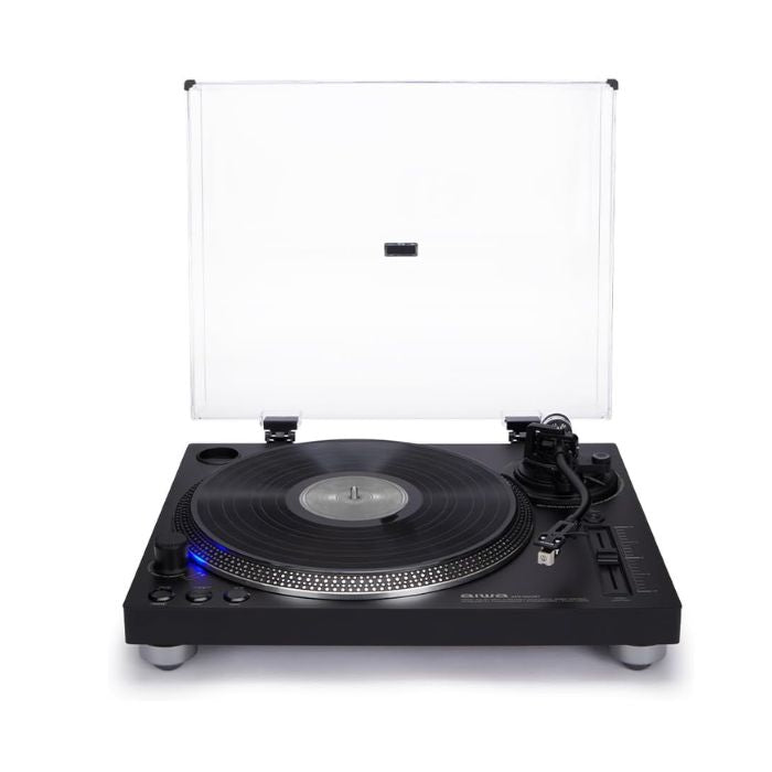 Aiwa APX-1200BT/BK professional turntable with a 2-speed
