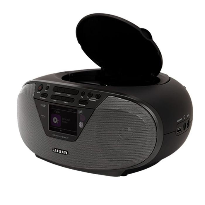 Aiwa BBTU-500DAB Ultimate Modern Boombox  powerful 6W RMS output Black