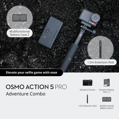 DJI Osmo Action 5 Pro Camera ADVENTURE Combo | DJI981059