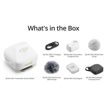 DJI Mic Mini Transmitter (Arctic White) 