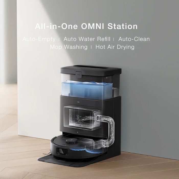 DEEBOT N30 PRO OMNI BLACK Robotic Vacuum 10000Pa suction