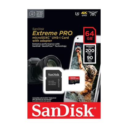SanDisk 64GB Extreme PRO microSDXC Card