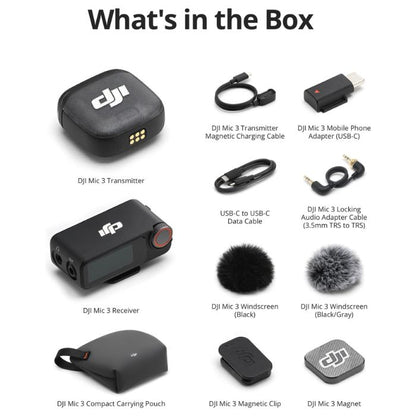 DJI Mic 3 (1 Transmitter + 1 Receiver)