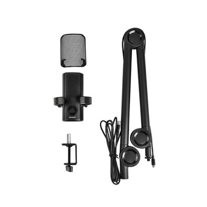 Aiwa PDMA-10 premium cardioid microphone pro shock mount