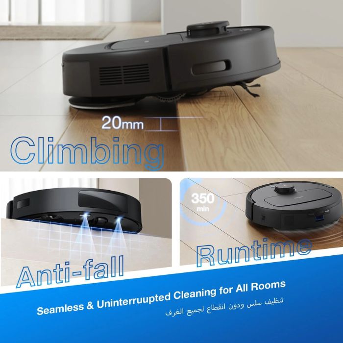 Ecovacs Deebot N20e Robot Vacuum Cleaner with Mop, 10000Pa