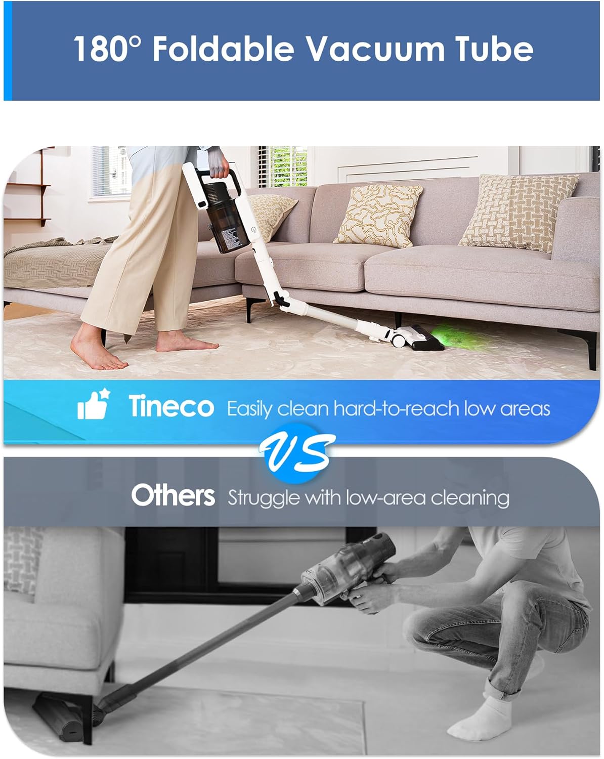Tineco stick vacuum VS202000SA pure one cordless