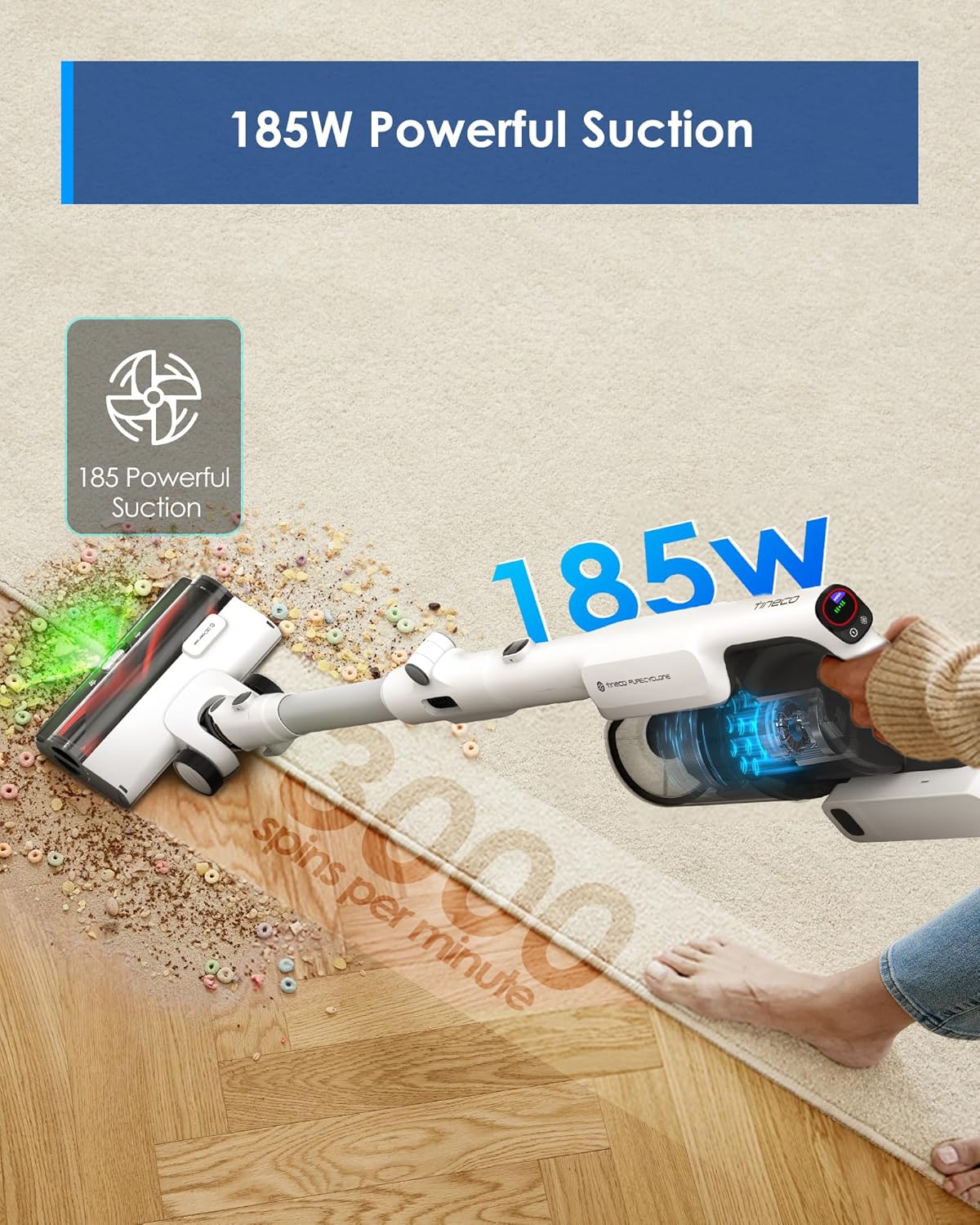 Tineco stick vacuum VS202000SA pure one cordless