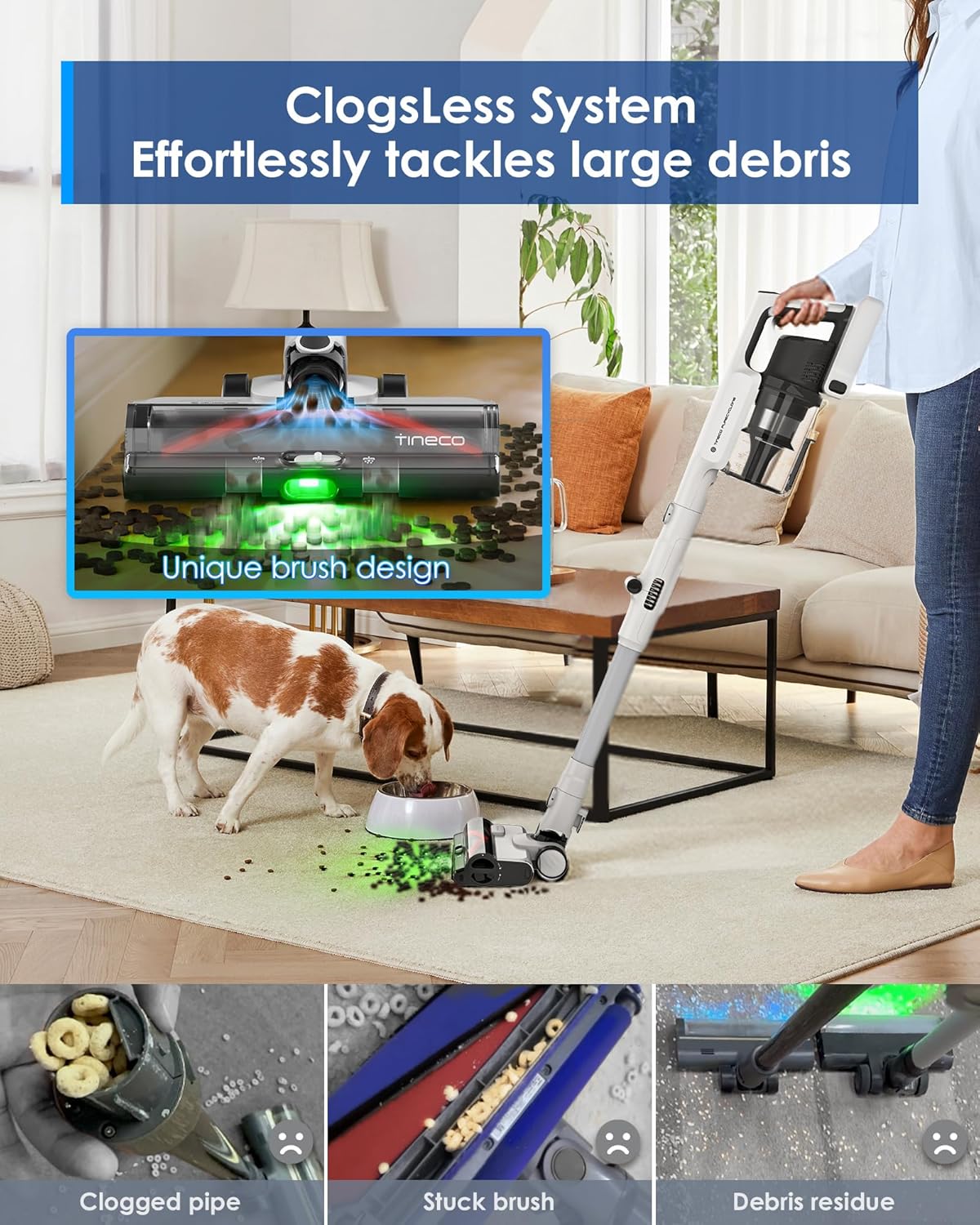 Tineco stick vacuum VS202000SA pure one cordless